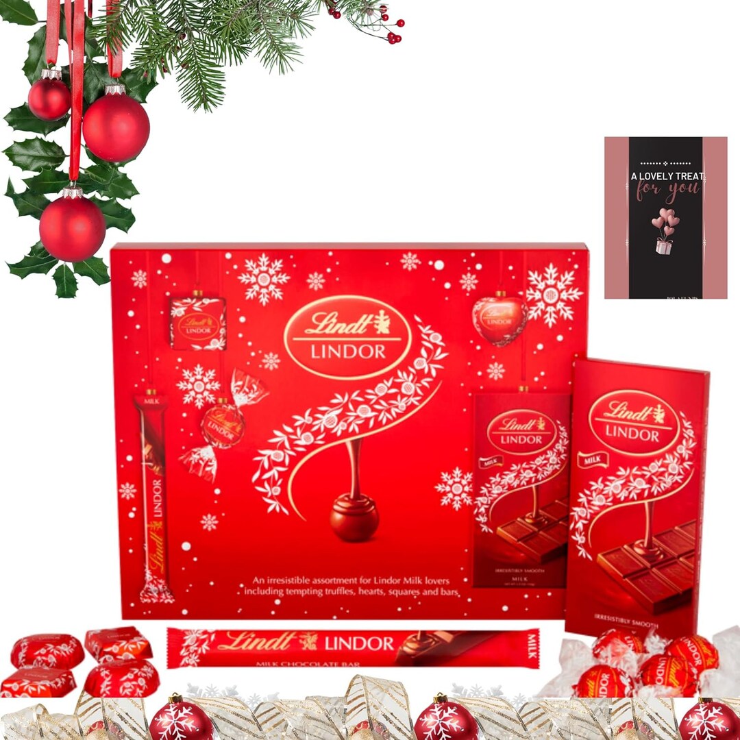 Chocolate Gift Box Lindt Lindor Selection Box Christmas 234g Etsy