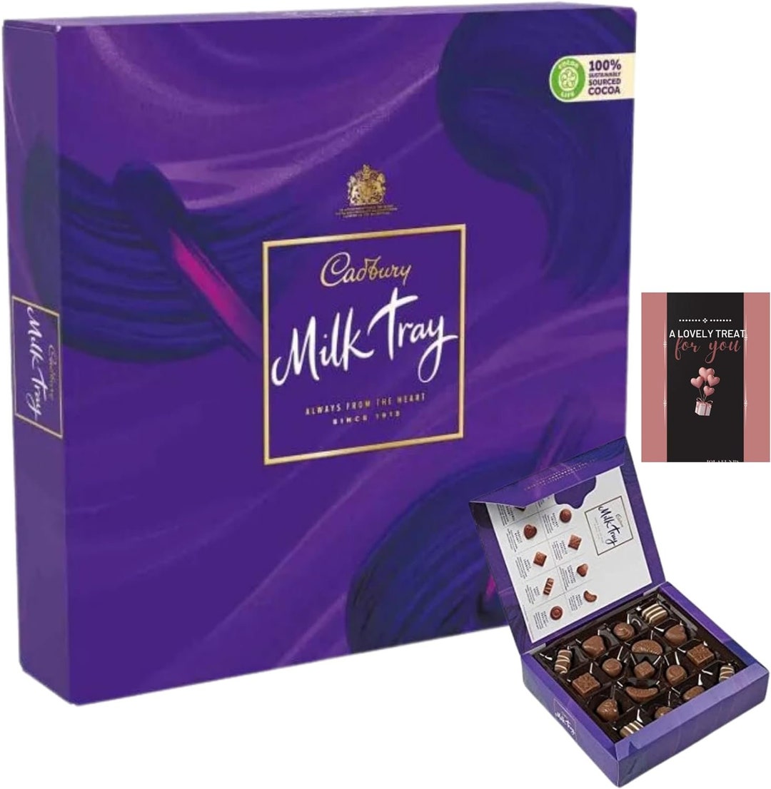 Cadbury Dairy Milk Tray Sweets Gift Box of Chocolates Gift Etsy