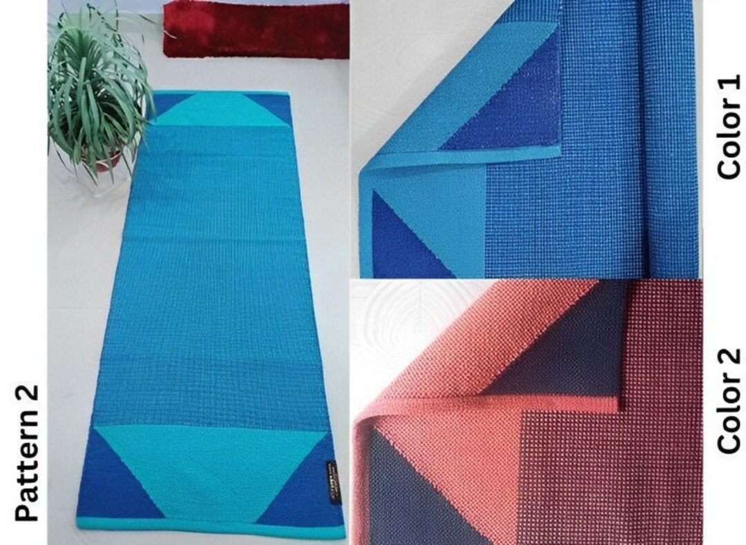 Organic Cotton Yoga Mat, Sweat and Slip Resistant , Yoga Gift