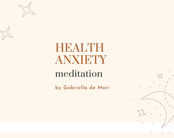 Health Anxiety Guided Meditation - reduce your health anxiety by guiding you to focus on what you can control- MP3 Audio Download
