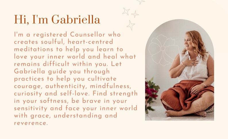 Reducing Anxiety Guided Meditation - to use when feeling physically anxious and bravely face its presence - MP3 Audio Download image 2