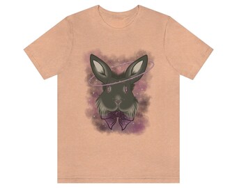 Space Lion Head Galaxy Bunny Shirt - Spring Gift for Rabbit