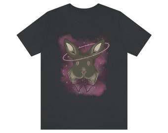 Space Lion Head Galaxy Bunny Shirt - Spring Gift for Rabbit