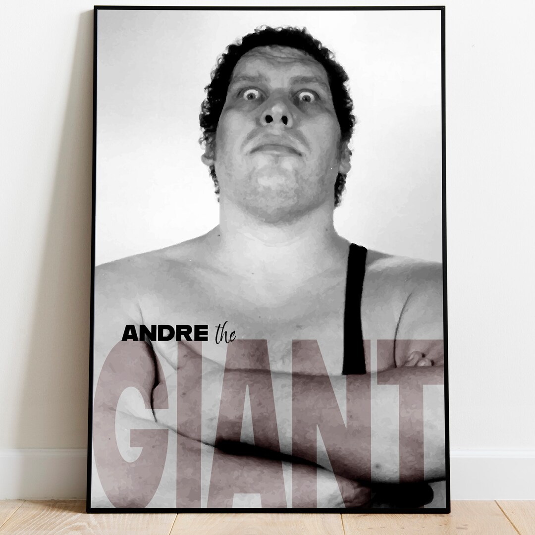 Andre the Giant, André René Roussimoff Professional Wrestler A3 Vector