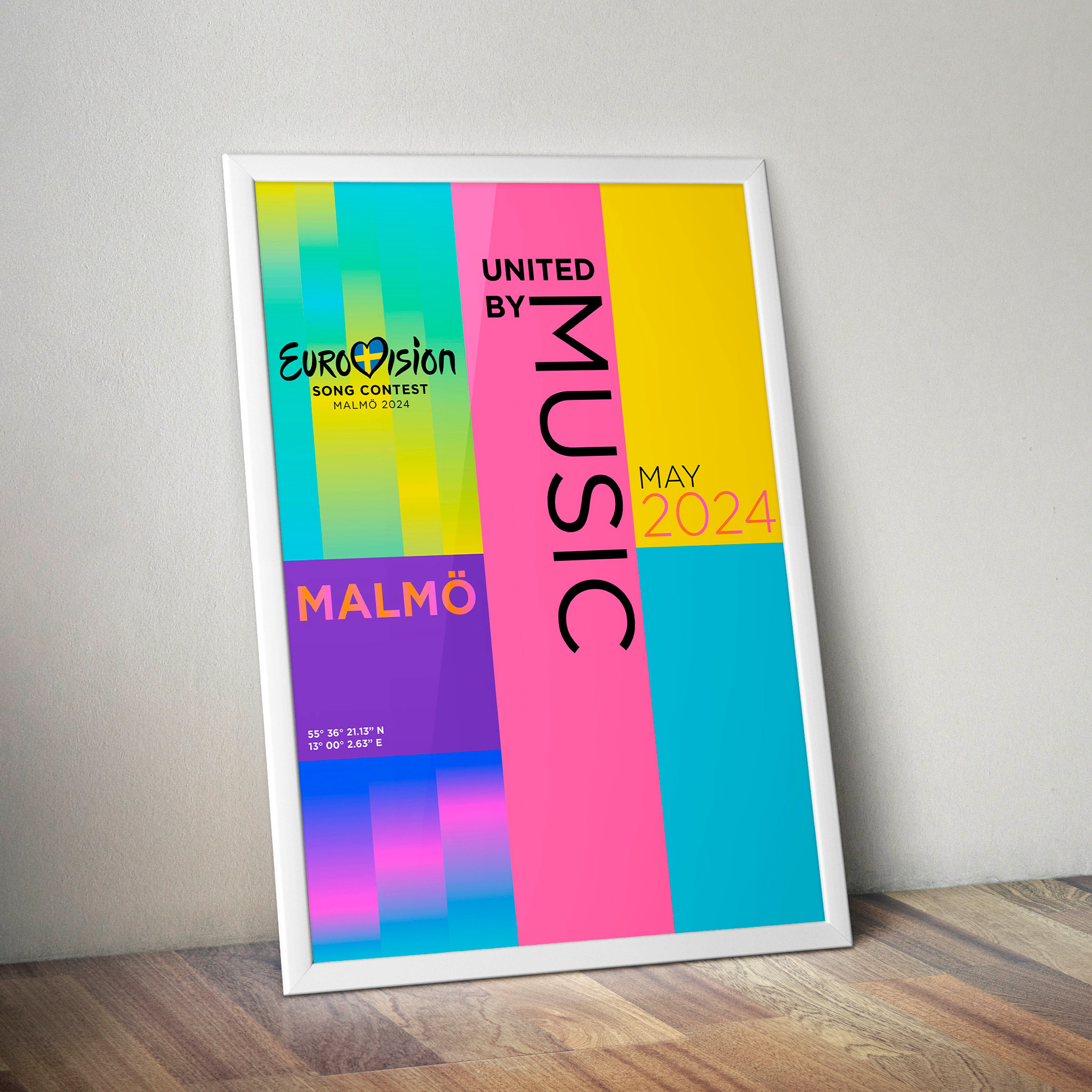 Eurovision Gift Poster Eurovision Wall Art Eurovision Party May 2024