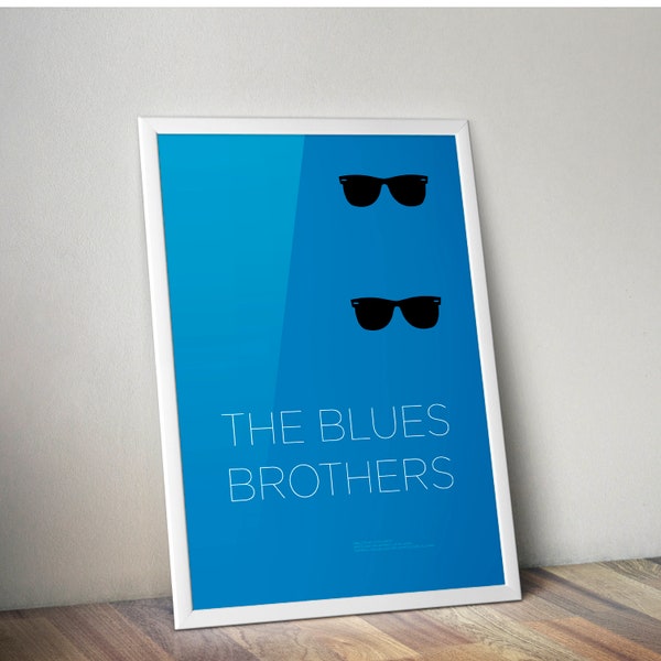 The Blues Bothers Vector A3 Movie Poster | Dan Aykroyd Movie | James Belushi Movie | Digital Download