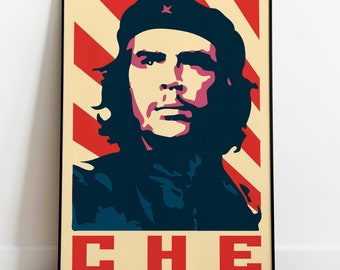 The Legendary Iconic Che Guevara Revolt | Revolution | Our Day Will Come Wall Art  | Argentine Marxist revolutionary | A3 Digital Download