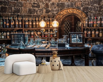 The Potions Room Poster Kids Room Wallpaper Easy-Install Peel and Stick