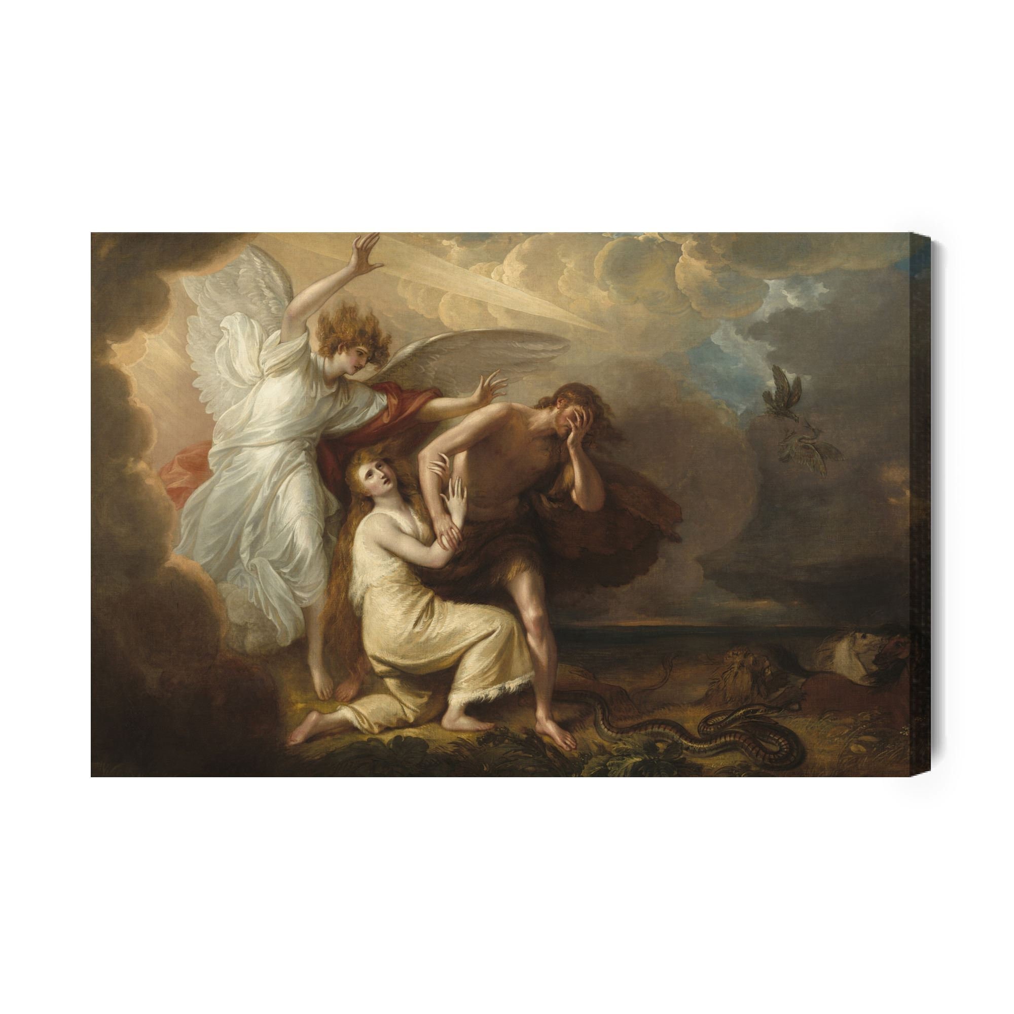 The Expulsion of Adam and Eve From Paradise Benjamin West - Etsy