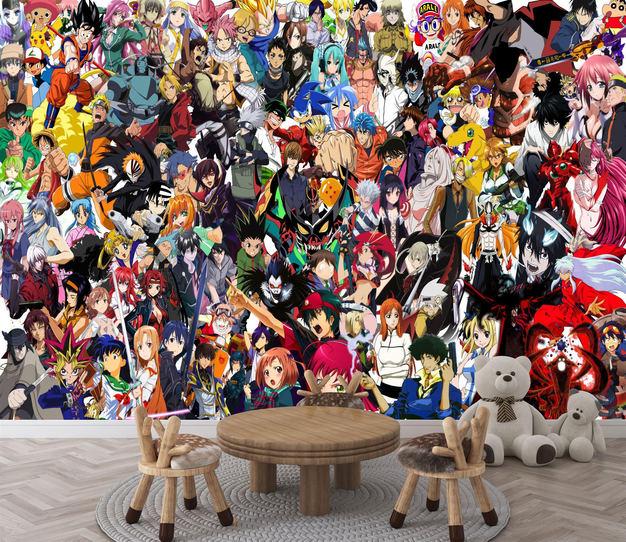 Transform Your Space with an Anime Wall Posters Collage: A Creative Adventure