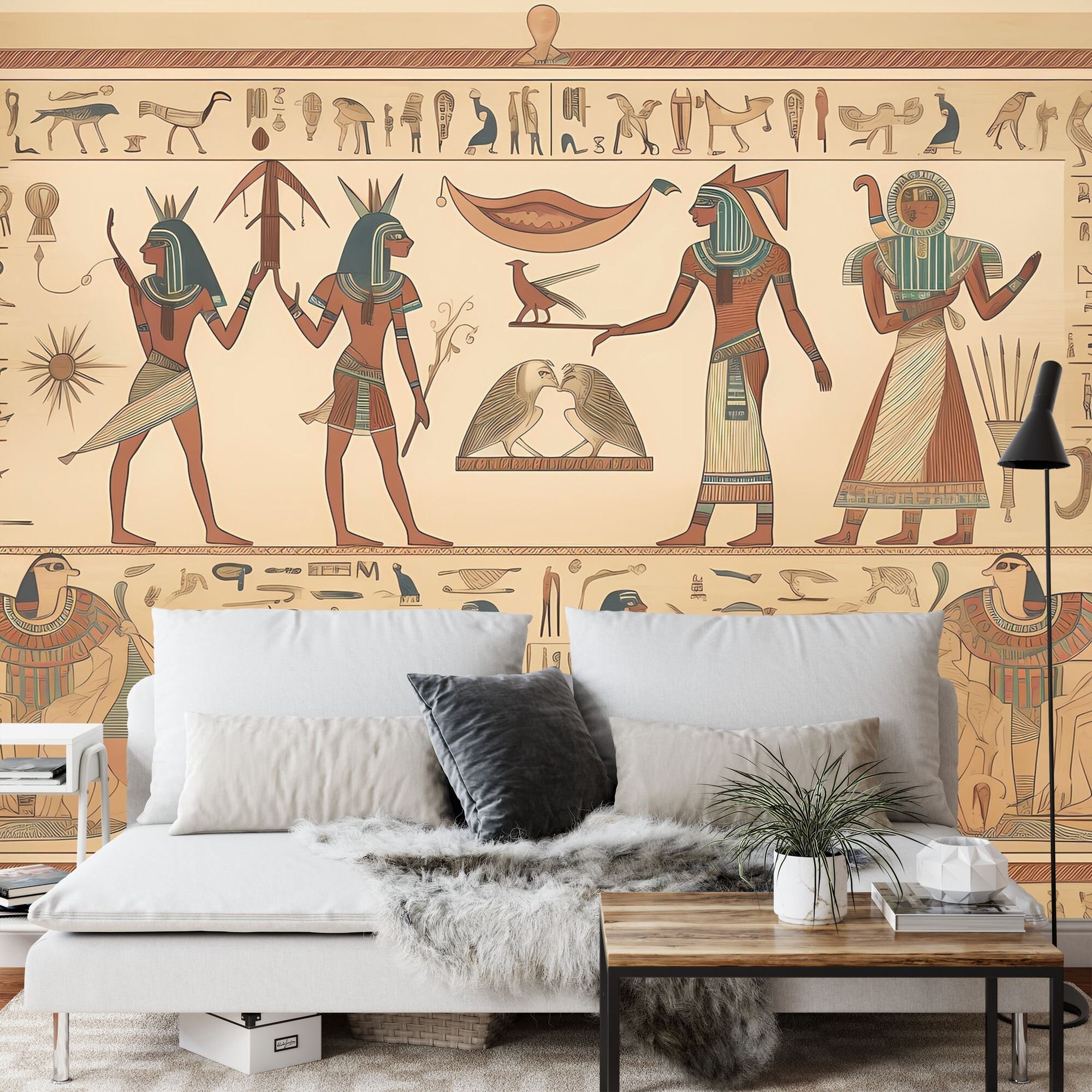 Egyptian Wall Paintings Ancient Egypt Civilization Papyrus - Etsy