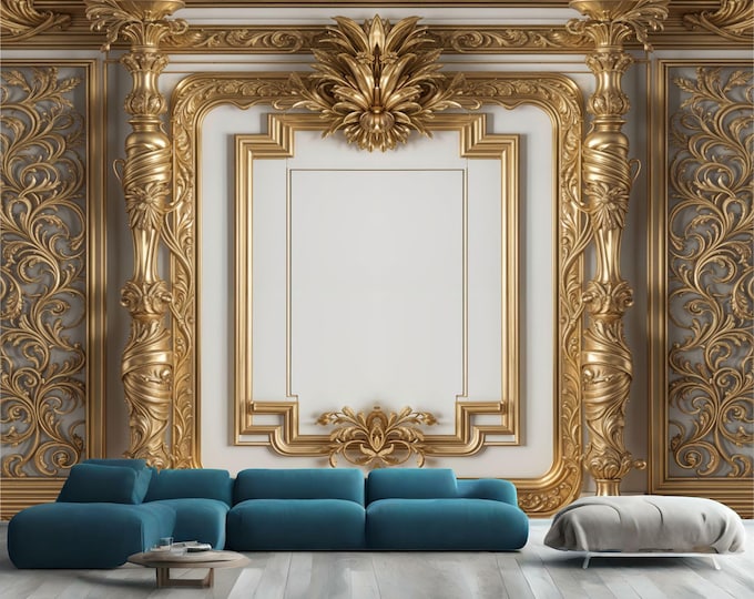 3D Luxury Modern Decor Columns Architecture Pillar Gift, Art Print Photomural Wallpaper Mural Easy-Install Removeable Peel and Stick Decal