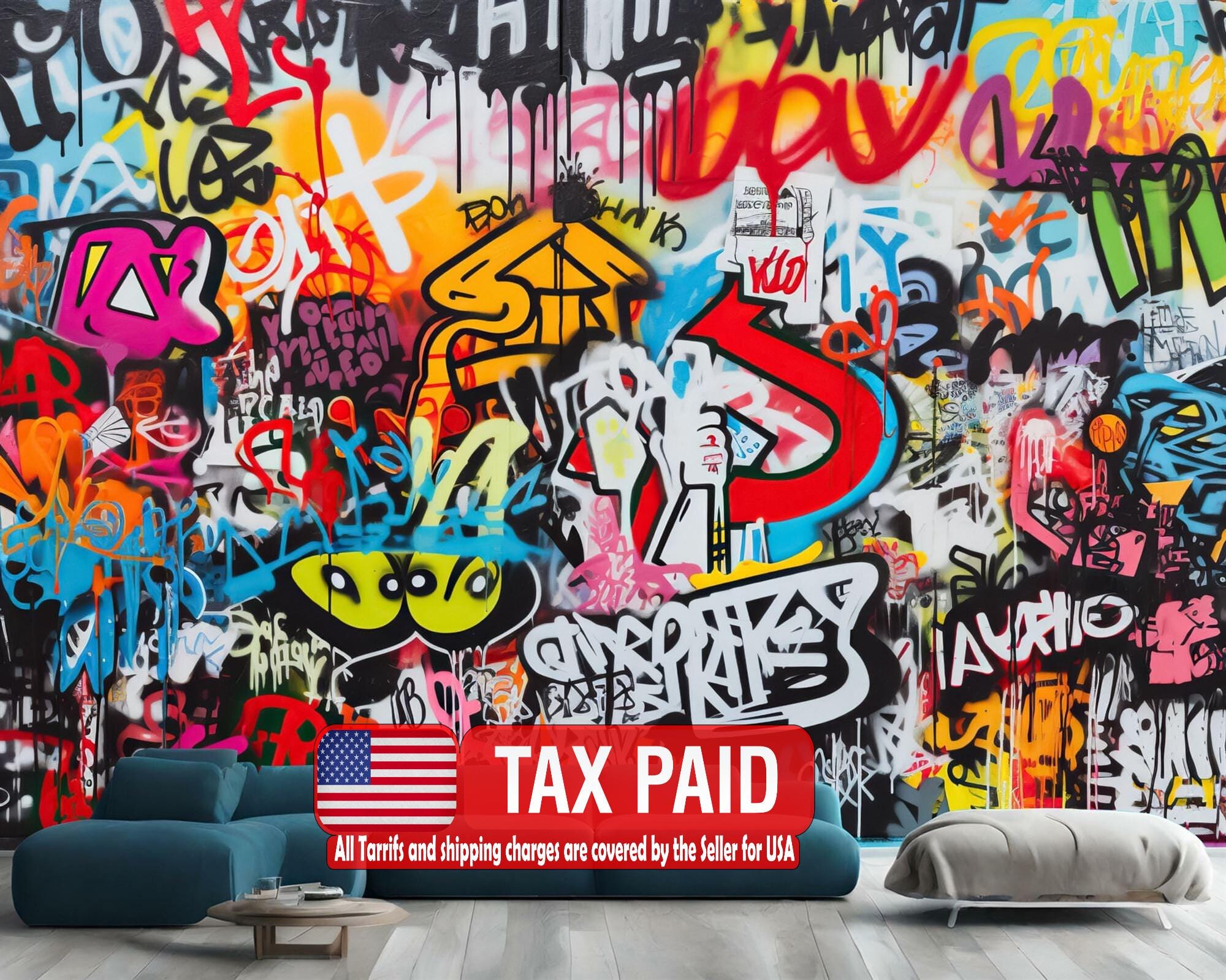 PUTS 原画 シルクスクリーン グラフィティ アート graffiti il_fullxfull.7300323580_kbo3.jpg