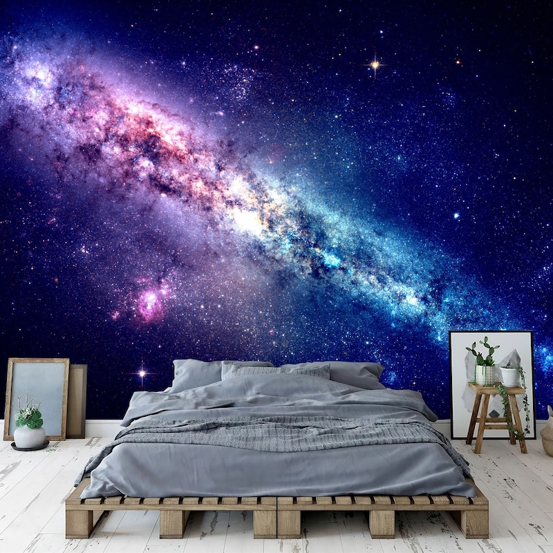 Galaxy Space Age Bedroom Decor photo