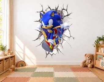 Superhero Kids Room Wall Decal – 3D Sticker, Children's Room Decor