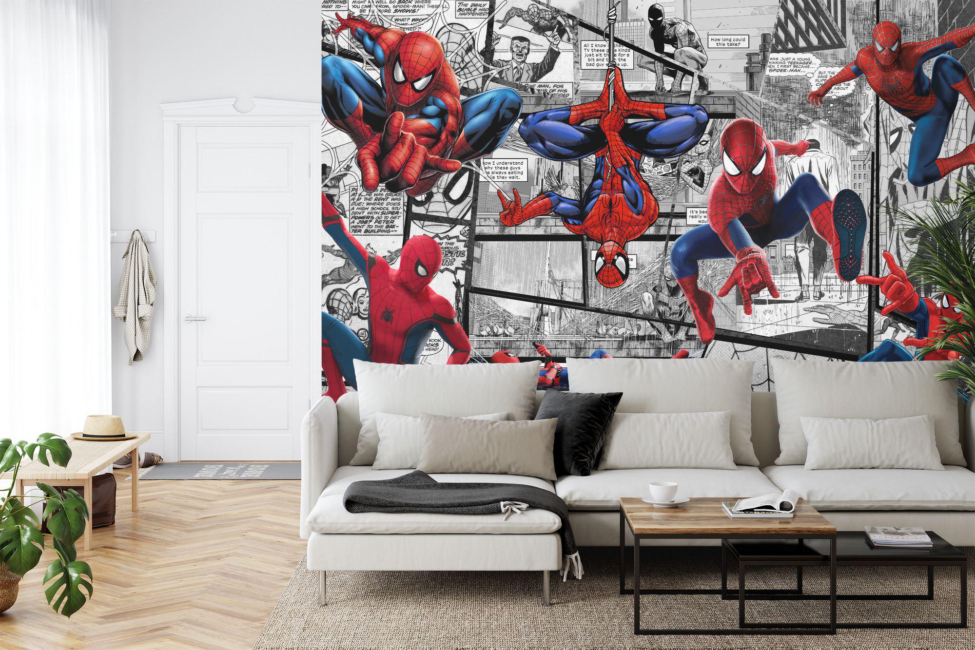Superhero Comic Wallpaper Mural, Kids Room Decor, Peel and Stick - Etsy