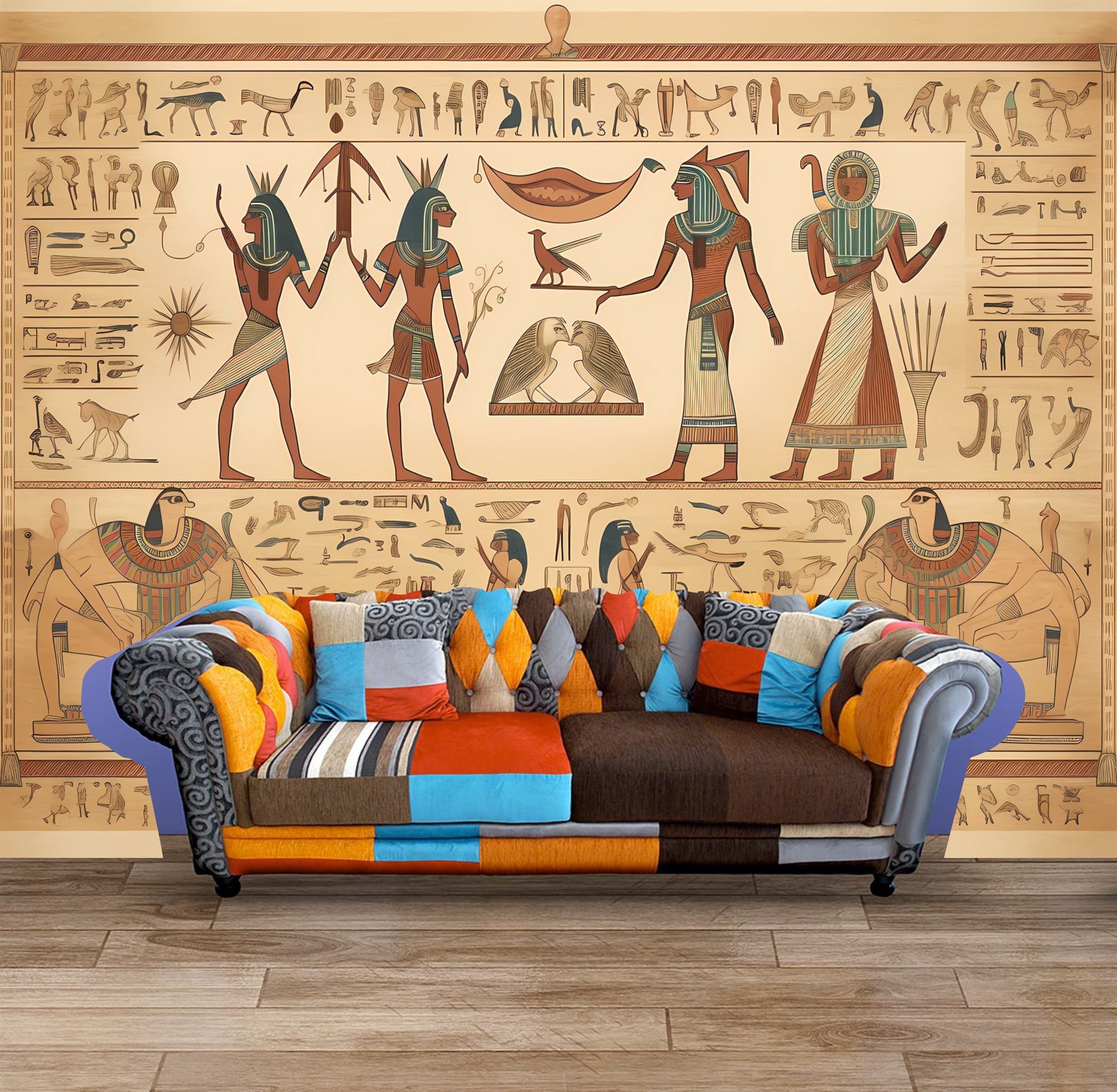 Egyptian Wall Paintings Ancient Egypt Civilization Papyrus - Etsy