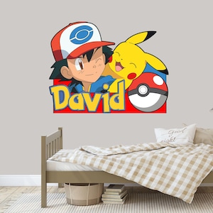 Custom Personalized Name Wall Sticker Cartoon Room Car Wall Decal Wall Decor Wall Stickers High-Quality Game Zone Print 3D Kids Room Sticker