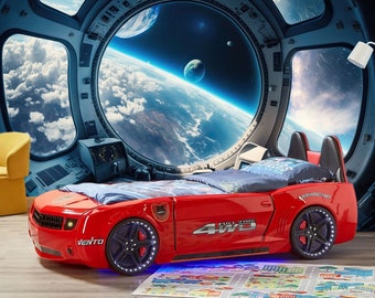 Spaceship 3D Window View of Earth from Space Gift, Art Print Photomural Wallpaper Mural Easy-Install Removeable Peel and Stick Large Decal