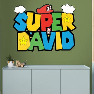 Custom Personalised Name Wall Sticker Cartoon Room Wall Decal Wall Decor Wall Stickers High-Quality Game Zone Print 3D Kids Room Sticker New