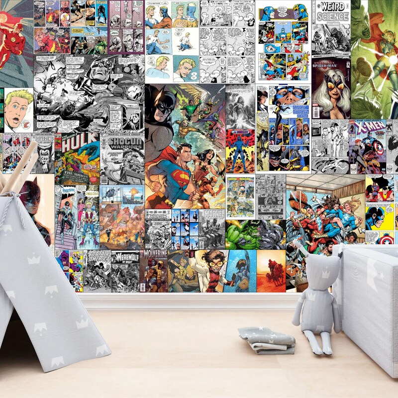 Comic Collage - Etsy