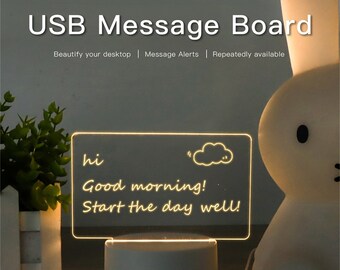 DIY USB Message Board Nachtlicht,Nachricht Nachtlicht,Personalisiertes Nachtlicht,Personalisiertes Geschenk,Kinderzimmer Dekor,Hochzeit Geschenk,Geschenk für Sie