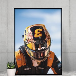 Daniel Ricciardo Poster Formula 1 Wall Art Daniel Ricciardo Sim Racing Decor F1 Poster Daniel Ricciardo Fan Decor F1 Wall Art