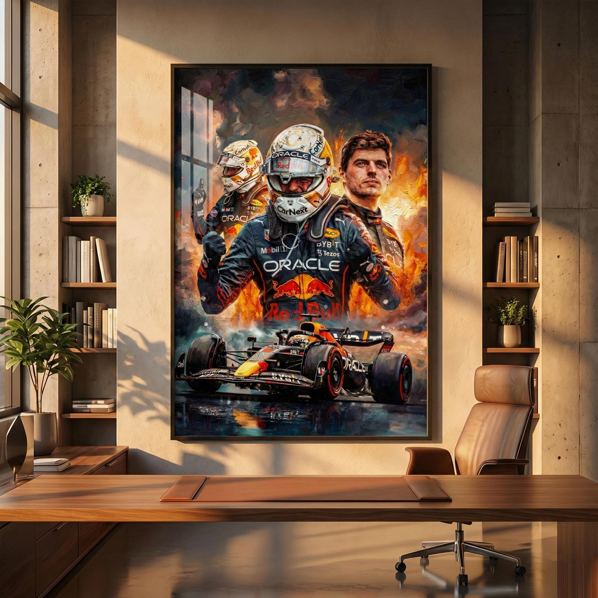Poster in metallo, stile retrò, motivo