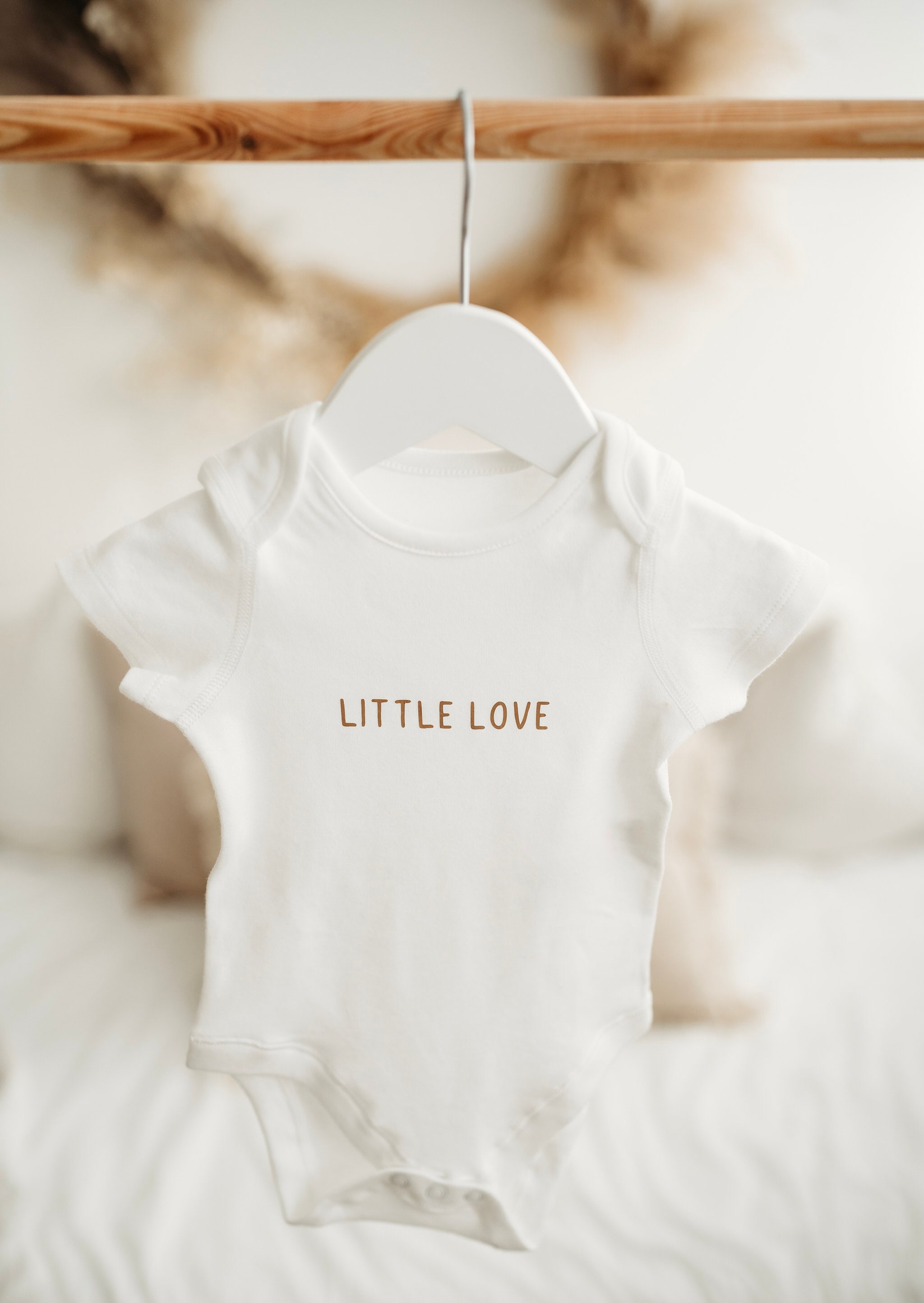 Little Love Baby Onesie: Neutral Cotton Vest