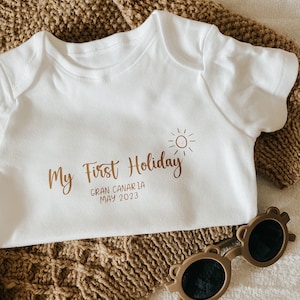 My First Holiday Vest | Baby's First Holiday Vest | Neutral Baby | Baby Vest | Holiday Vest