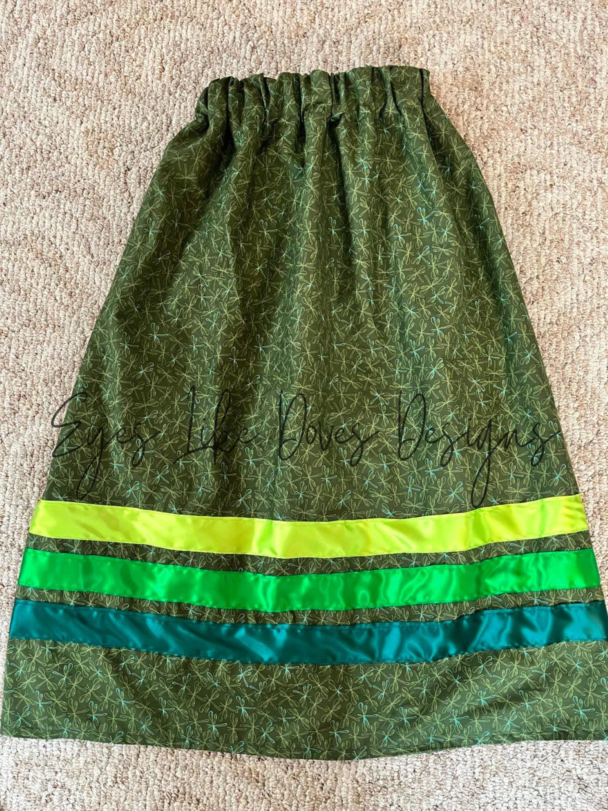 Ribbon Skirt - Native American Inspired - Etsy