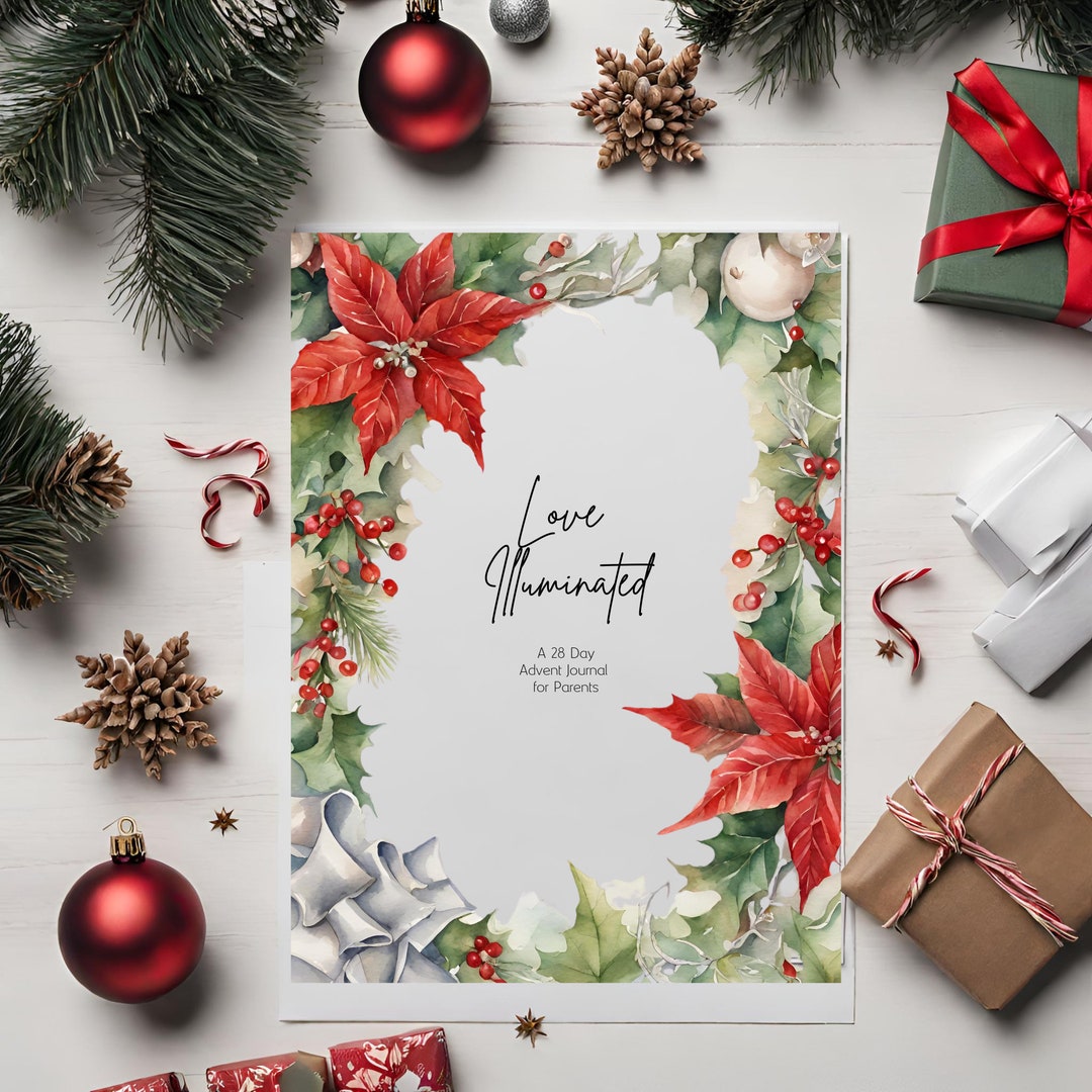 28 Day Advent Journal for Parents Printable Journal Advent Calendar