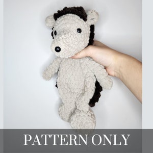 Hedgehog Snuggler Crochet PATTERN ONLY