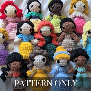 Princess Mix-n-Match Crochet PATTERN ONLY