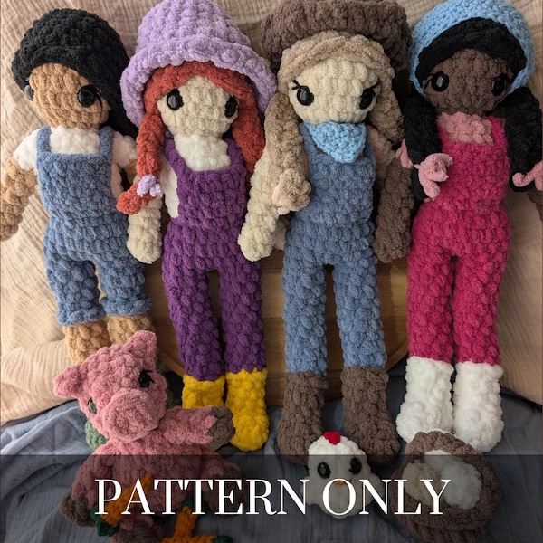 Paige the Farm Girl & Friends PATTERN ONLY