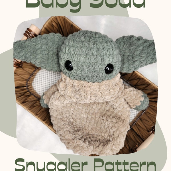 Green Alien Snuggler PATTERN ONLY