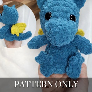Magical Mini: Dragon Crochet PATTERN ONLY