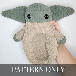 Grünes Alien Snuggler NUR MUSTERmuster