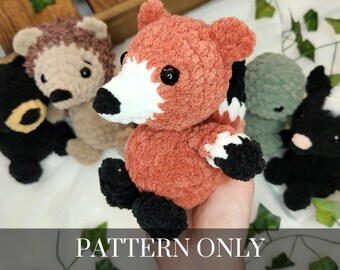 Woodland Mini: Fox Crochet PATTERN ONLY