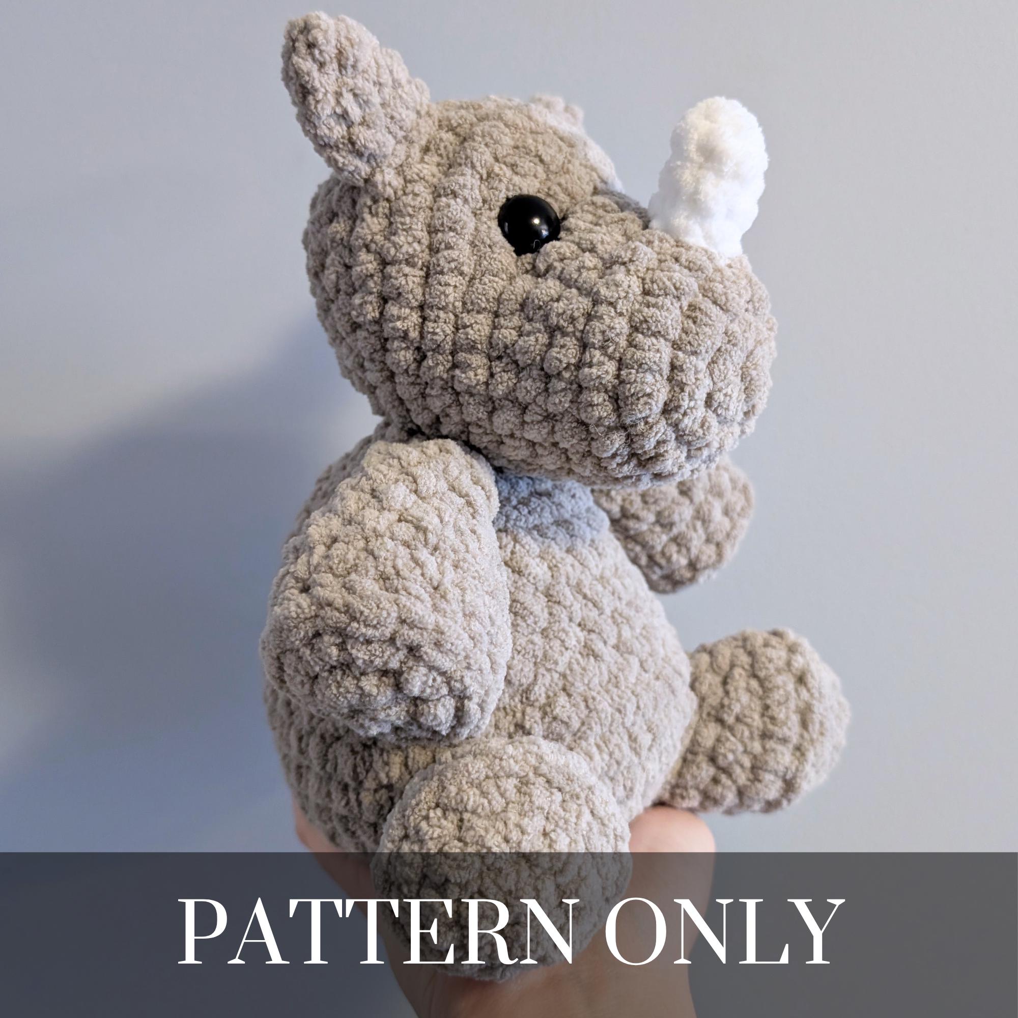 Javan Rhino Crochet Pattern