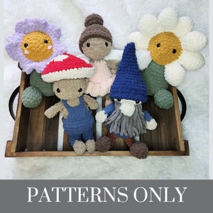 In the Garden Crochet Series PATTERN Bundle 5-in1