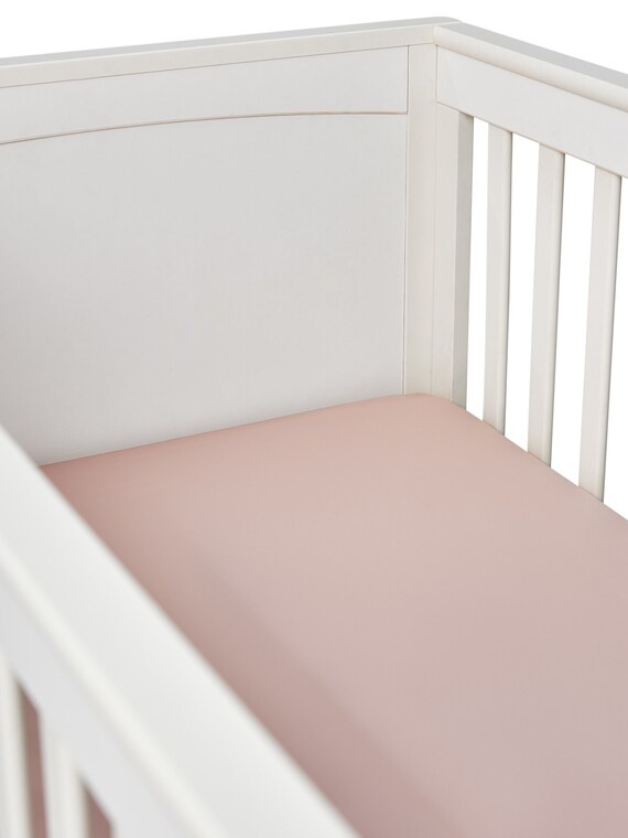 Cot bed fitted sheets pink 2025