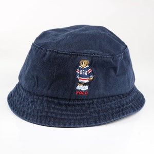 Ralph Lauren Polo Bear (Bucket Hat ) (Ultrafun Unisex Sports Sun Visor Adjustable UV Protection Sun Hat Cap for Beach Pool Golf Tennis)