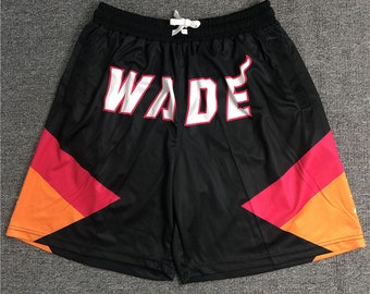 WADE FIRE BASKETBALL Shorts (Summer new Heat Wade Way American basketball but knee basketball sports shorts Russell training pants men)