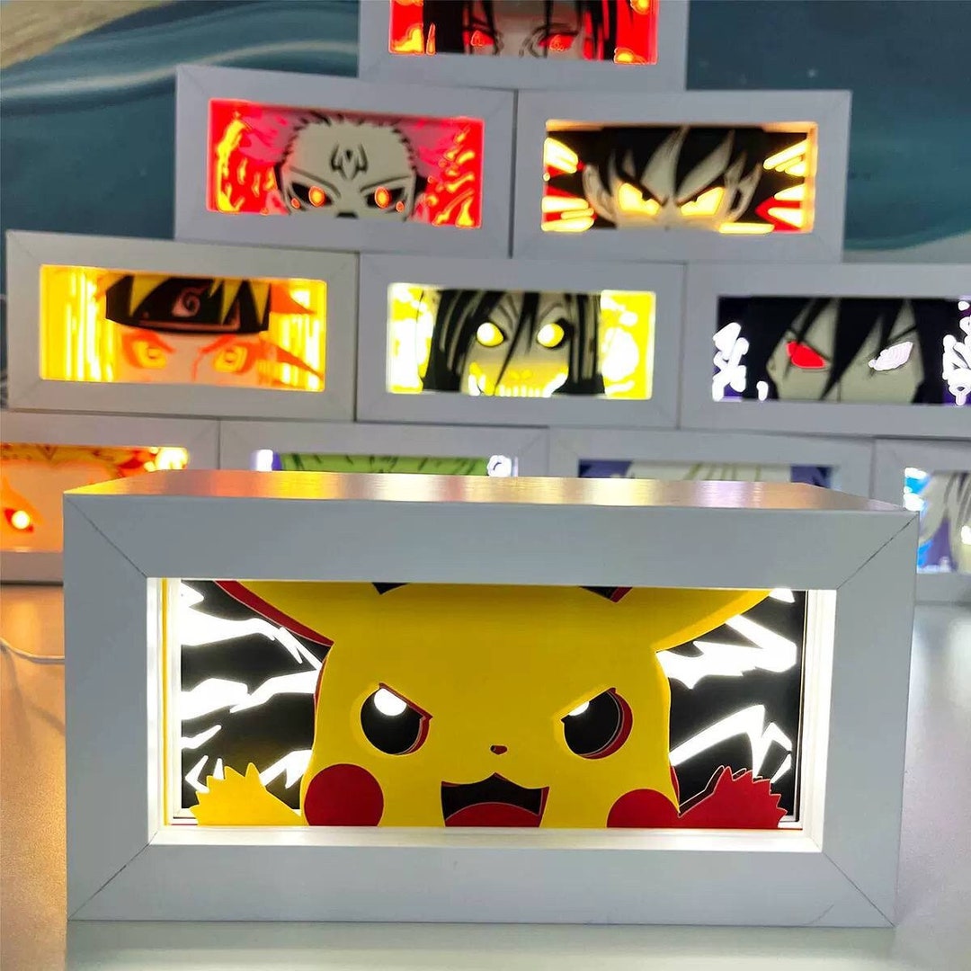 Handcrafted Anime LED Anime Light Box Handmade 3D Paper Decor Paper