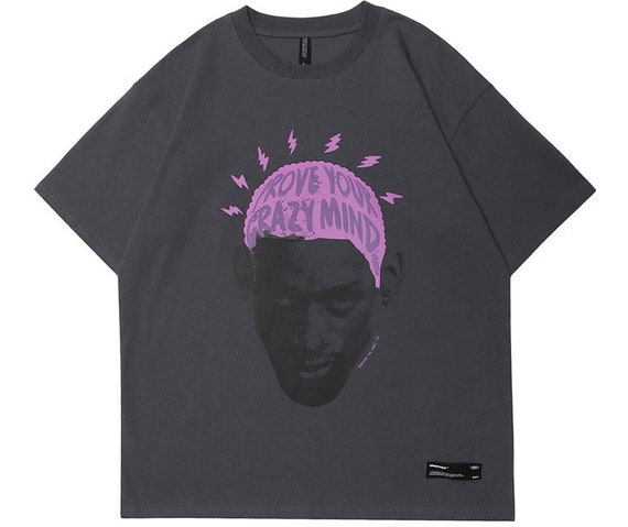 Dennis Rodman Vintage Print Shirt (fashion Mens T Shirt