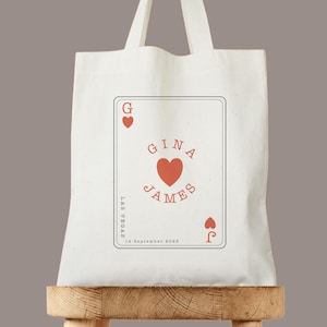 Sacola de jogo de cartas ACE, sacola de boas-vindas para casamento no destino, lembrancinha de casamento com tema de Las Vegas, sacola de noiva com tema de cassino, sacola de presente para cartas de baralho