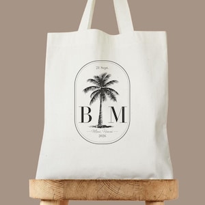 Custom Destination Wedding Tote, Hawain Wedding Welcome Tote Bag, Aloha Welcome Totes, Welcome Bags, Wedding Welcome Bag, Bachelorette favor