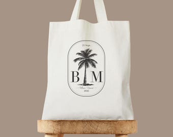 Bolsa de boda de destino personalizada, bolsa de bienvenida para boda hawaiana, bolsas de bienvenida Aloha, bolsas de bienvenida, bolsa de bienvenida para boda, obsequio de despedida de soltera