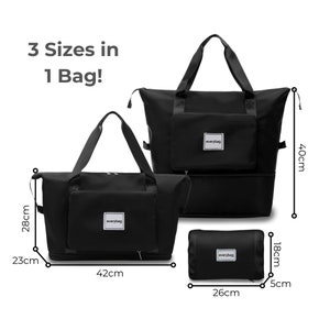 Sac de grande capacité aux utilisations infinies | Voyage, salle de sport, yoga, plage, maternité, école, shopping | Résistant à l&#39;eau, durable, léger